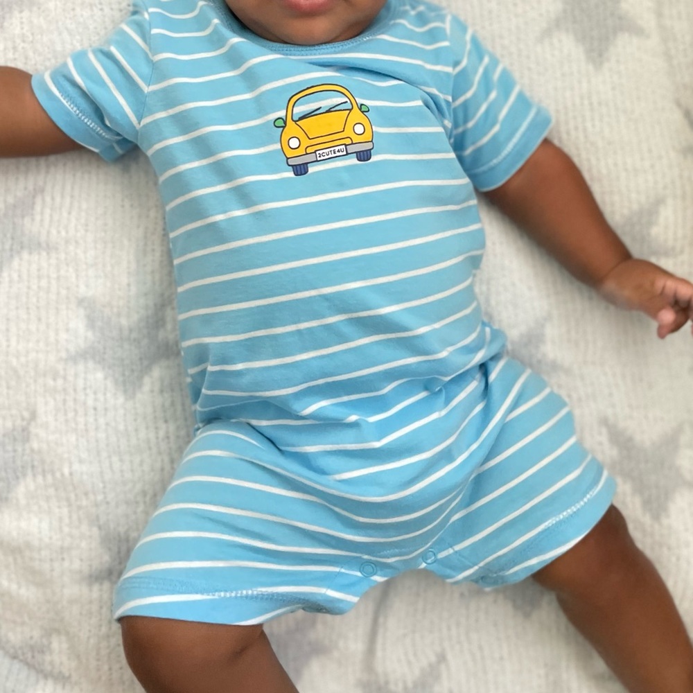 Baby boy romper/one-piece. Worn once.